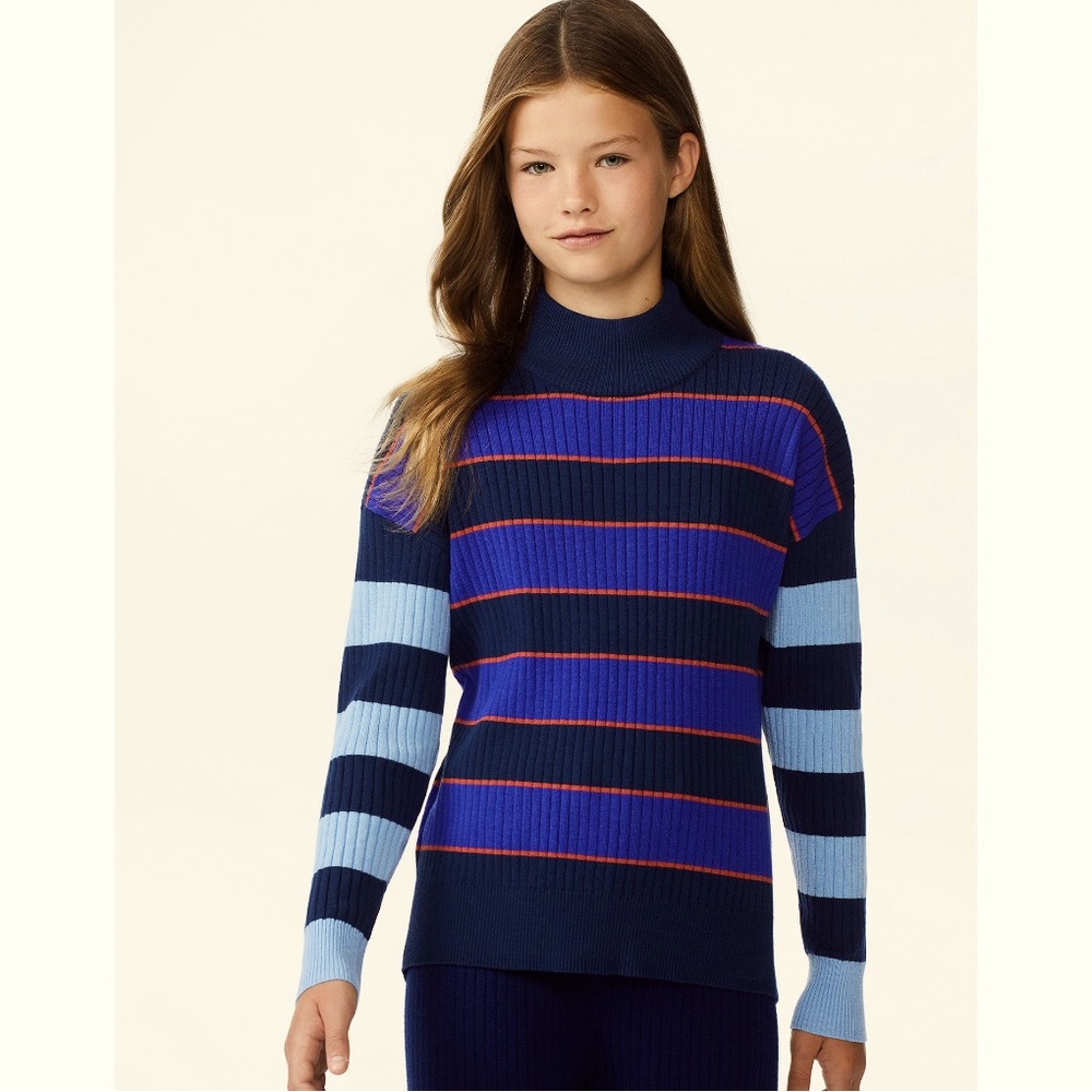 Free Assembly Girls Striped Sweater Long Sleeve